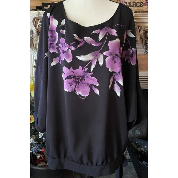 Parisian Belle Col SS Size 18-20 Tie Bottom top Career Party Festival - Picture 1 of 10